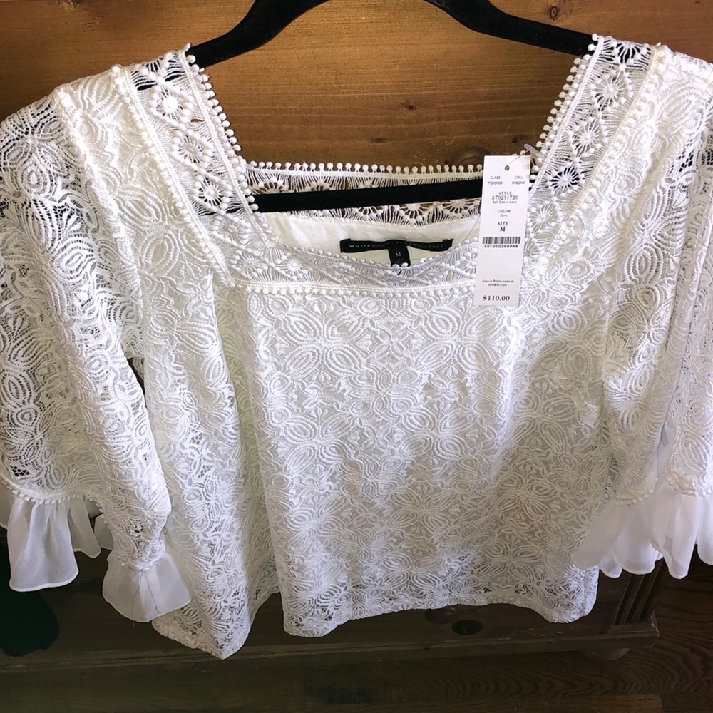 White house black market medium blouse